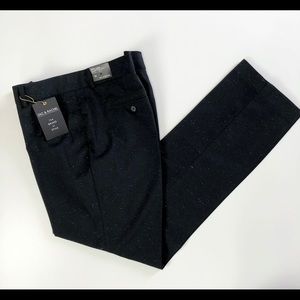 Zac & Rachel Slim Leg Black Speckled Dress Pants